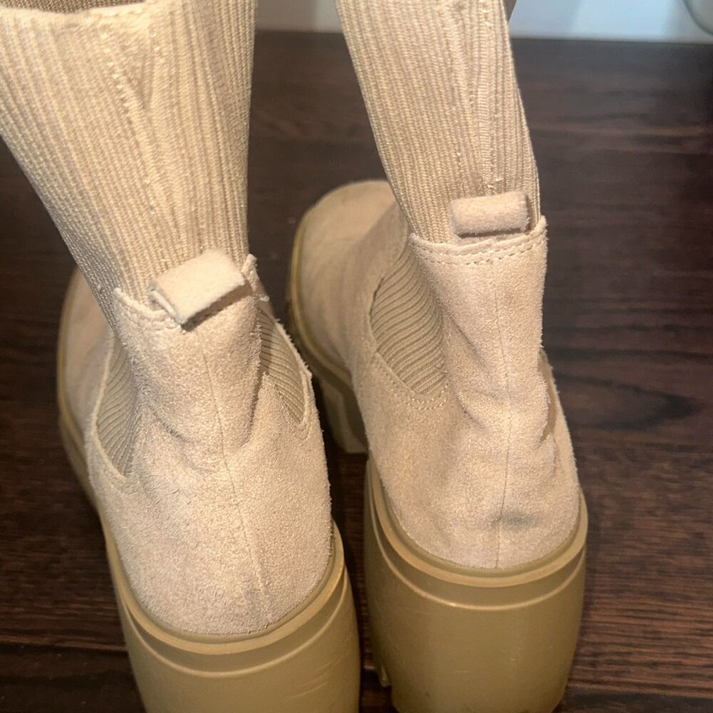 Steve Madden Liberti Sand Boots Platform - Picture 5 of 9